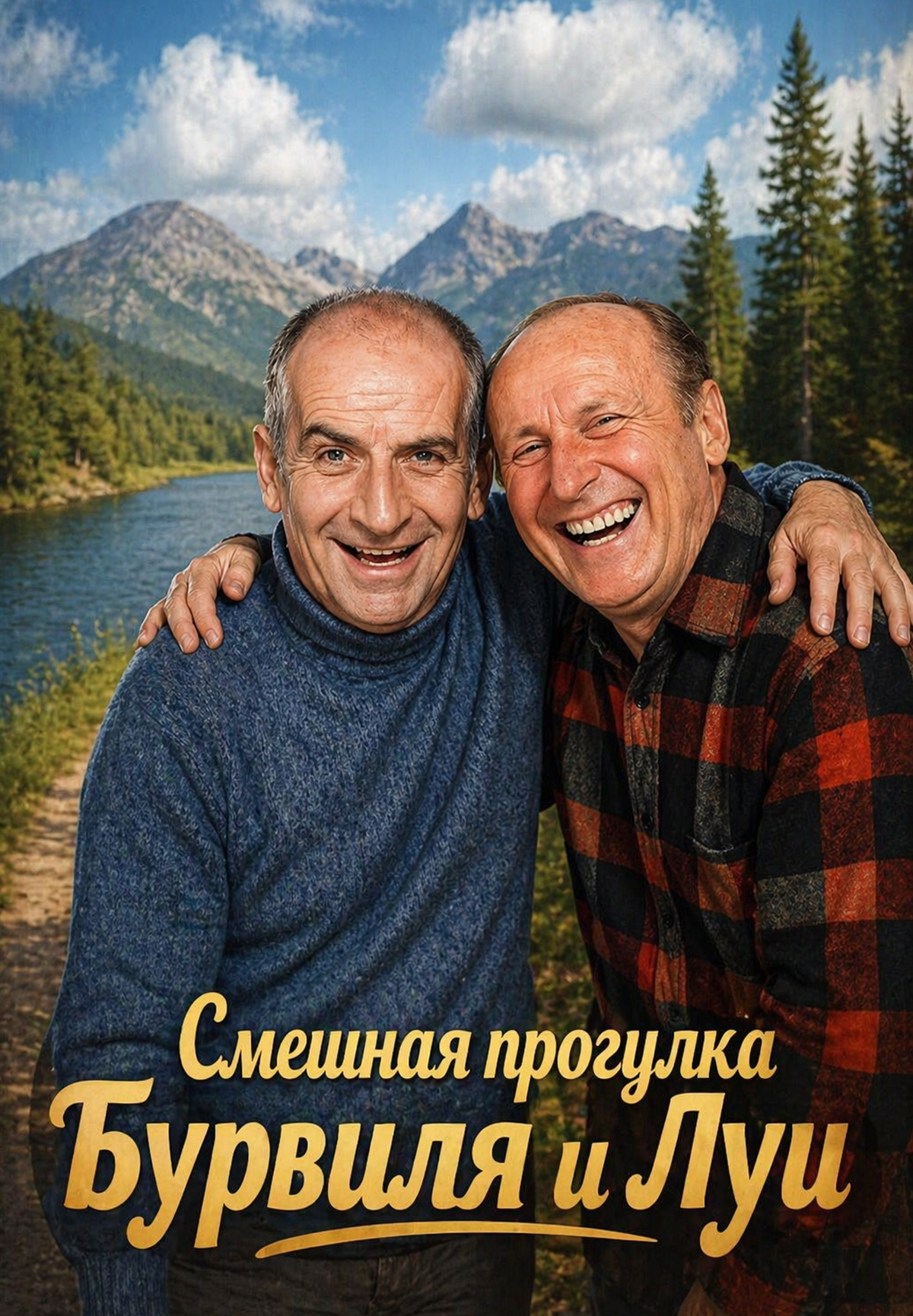Смешная прогулка Бурвиля и Луи